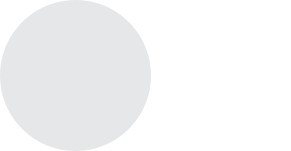A dark circle partially overlaps with a white arc on a light background.